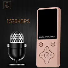 Модный портативный MP3 без потерь Звук Музыкальный плеер fm-рекордер walkman мини mp3 Поддержка музыки, Радио Запись видео