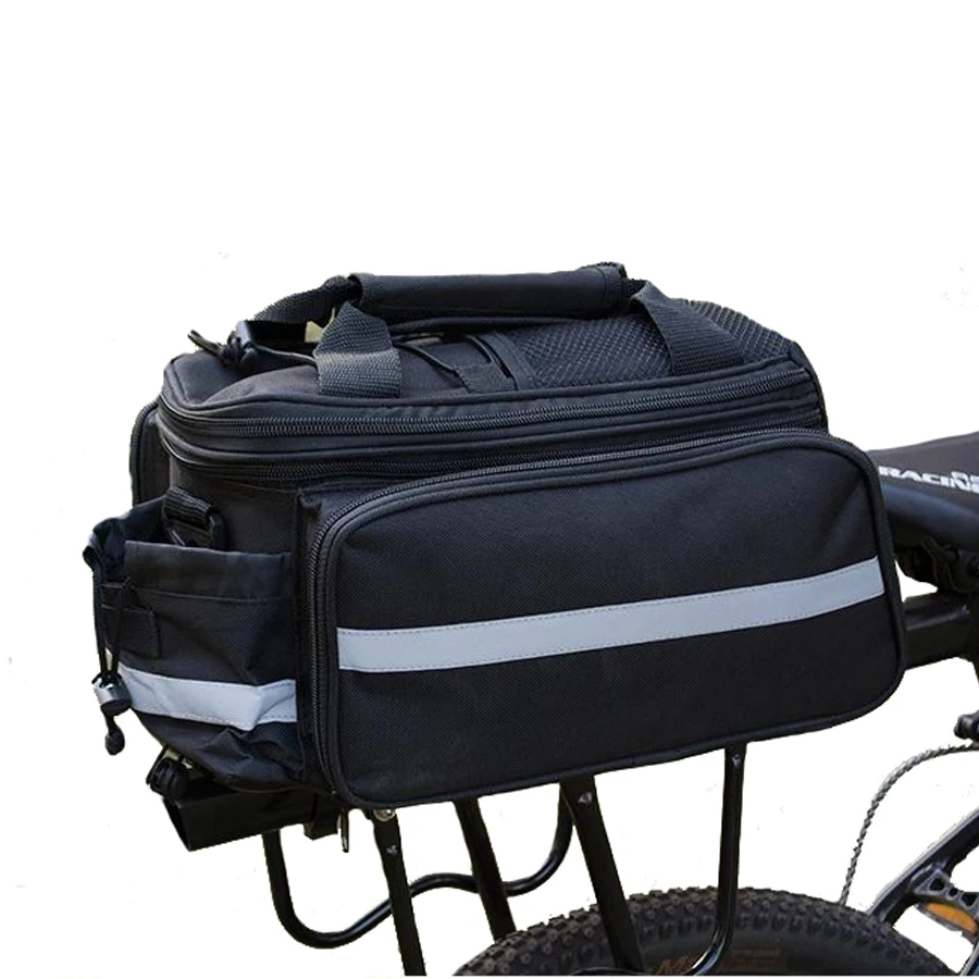 Clearance NEWBOLER Bike Bicycle Bag Rear Carrier Bags Rear Pack Waterproof Trunk Pannier Package Larger Capacity With Rain Cover 0