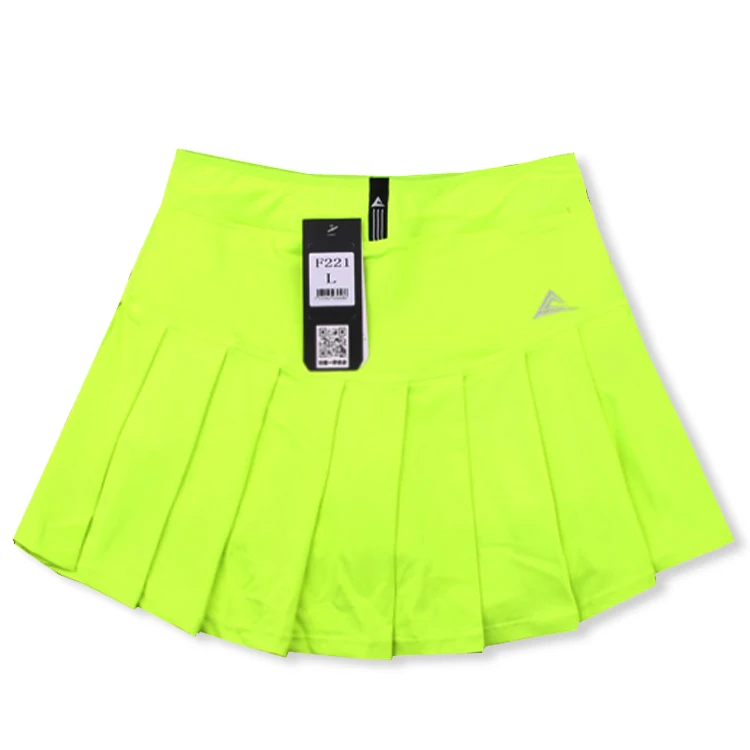 Женская юбка-шорты, быстросохнущая Спортивная юбка-штаны для бадминтона, плиссированные штаны с карманами, юбка для тенниса, одежда для черлидеров