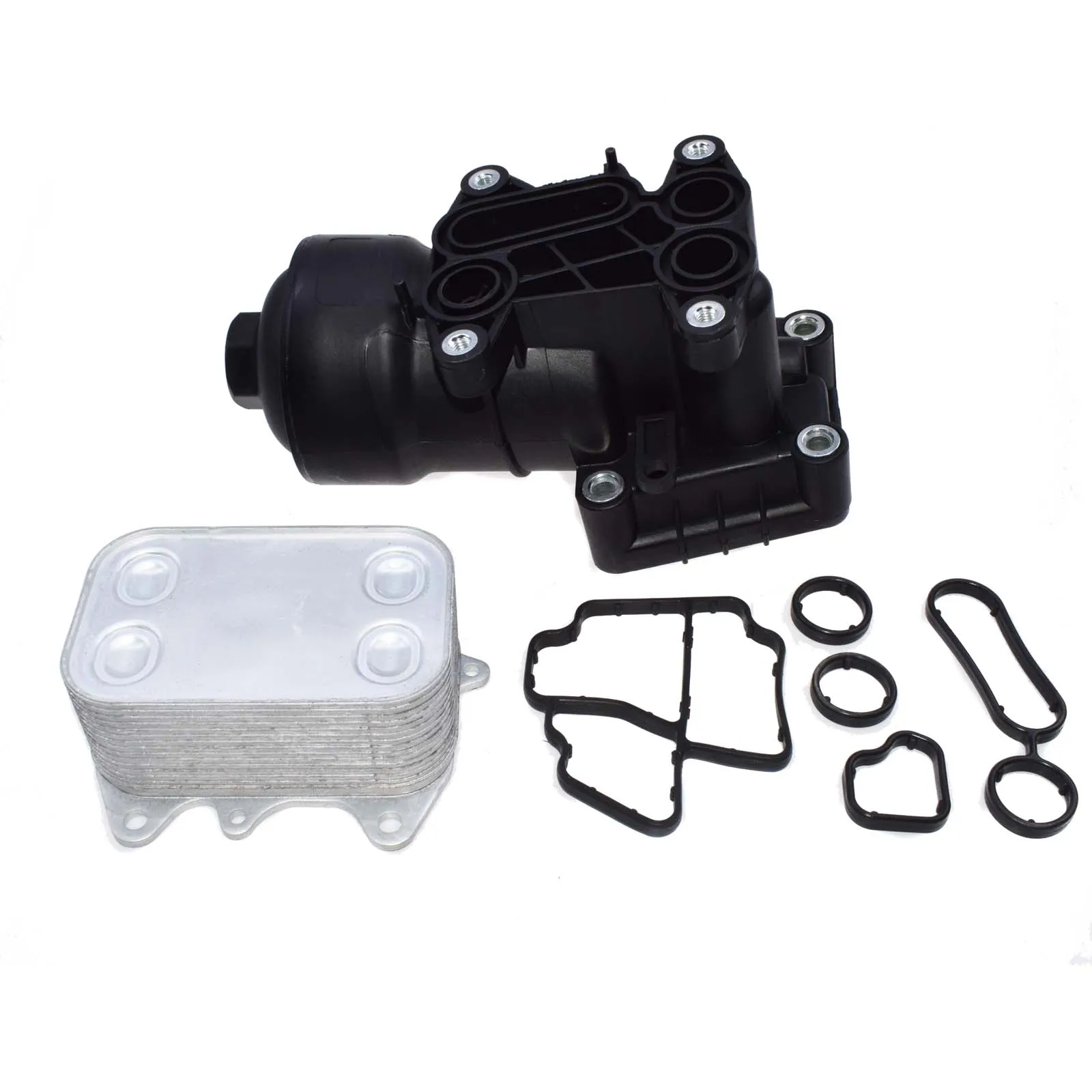 WOLFIGO 03L 115 389 B/C/G/H масляный фильтр в сборе для AUDI A3 A4 VW SEAT SKODA 1,6 2,0 TDI VW 03L 115 389 B VW 03L 115 389 C - Цвет: Housing cap set