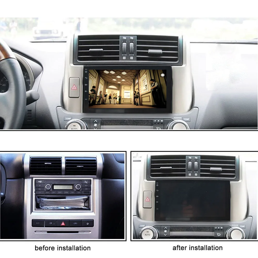 Top 2 Din Android 7.1 Car Radio Stereo 7"1024*600 Universal Car Player GPS Navigation Wifi Bluetooth USB Radio Audio Player(No DVD) 11
