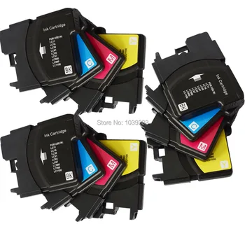 

12x Ink cartridge LC61 LC65 LC990 LC1100 Compatible for Brother MFC-490CN MFC-990CW MFC-990C MFC-5490C MFC-6490CW MFC-6490CN