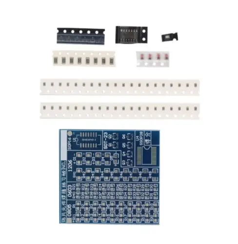 

NEW SMT SMD Component Welding Practice Board Soldering Practice DIY Kit