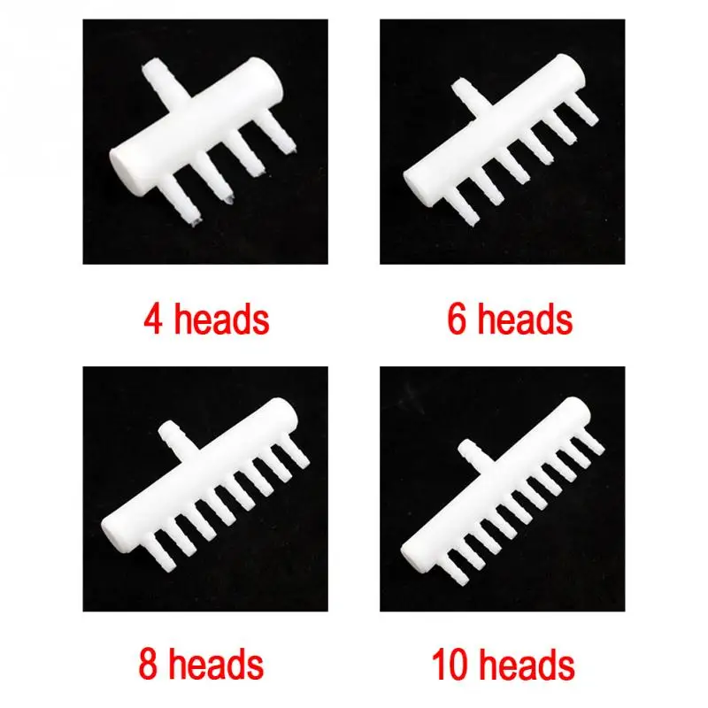 4 6 8 10 12 ходовой аквариум воздушный поток 4 мм розетки пластиковый разделитель кислородный разделитель рычаг клапан для пруда воздушный насос разъем