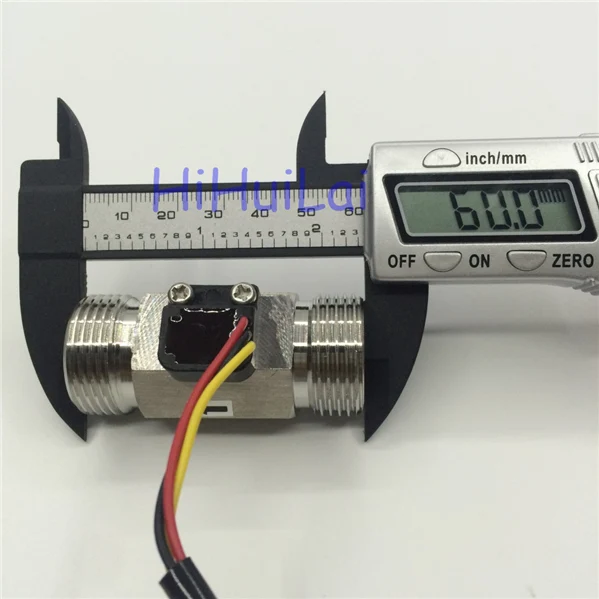Stainless steel SUS304 Hall flow sensor meter (7)