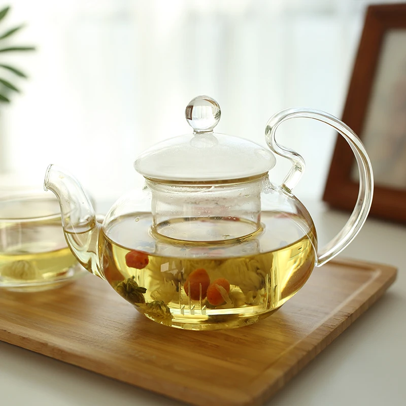 Новое поступление весь набор творческий кунг-фу Керамика Стекло Чай устанавливает цветочные горшки термостойкие чайник с фильтром с чашкой