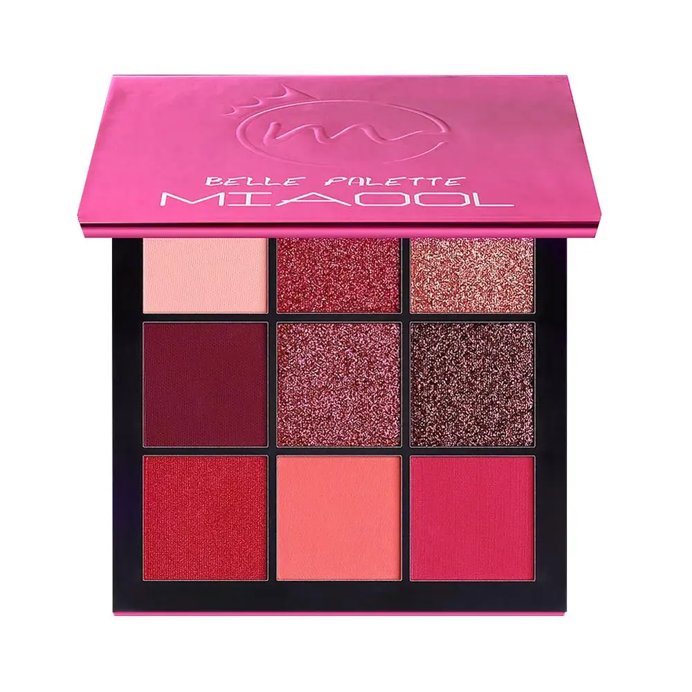 

New 5Style 9Color Glitter Eyeshadow Palette Pressed Shimmer Matte Eye shadow Makeup Kit with Mirror Perfect Eyeshadow Maquillage