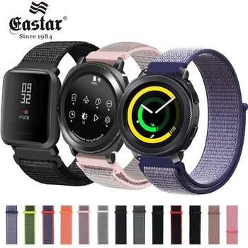 

Nylon Woven Watch Band 20mm 22mm Watch Strap for Amazfit Pace Stratos Pace 2 For Samsung Gear sport S2 S3 Frontier Classic