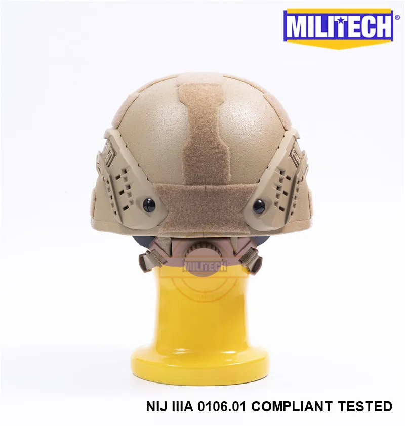 MILITECH Desert Tan DE MICH NIJ level IIIA 3A Тактический пуленепробиваемый арамидный шлем ACH ARC OCC