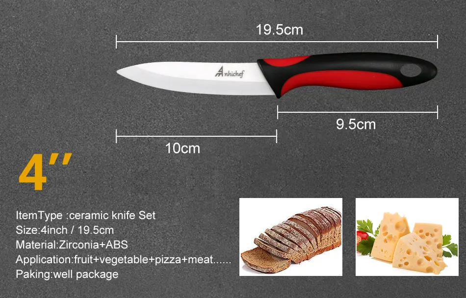 Кухонный нож, керамические ножи, 3, 4, 5, 6 дюймов+ Овощечистка, белое лезвие, для очистки овощей, фруктов, шеф-повара, набор ножей, инструменты для приготовления пищи