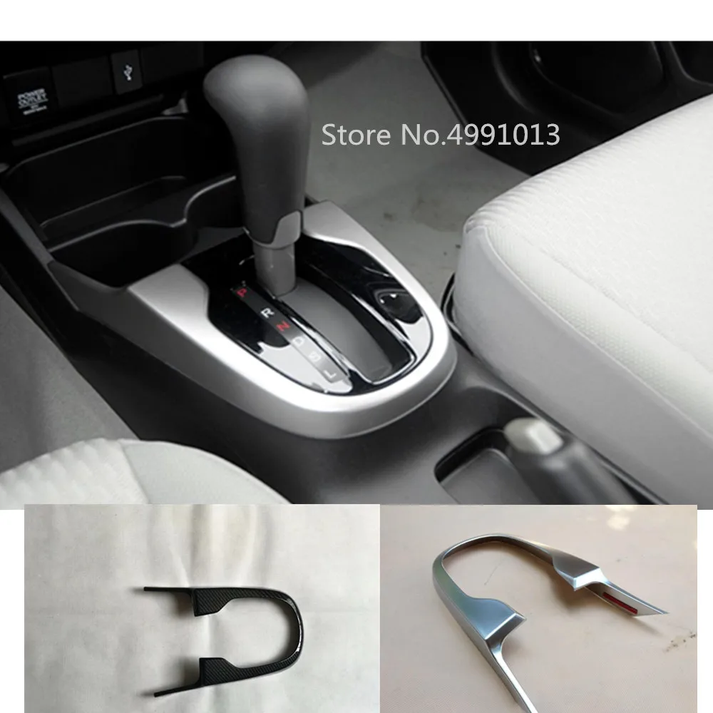 

For Honda Fit Jazz 2017 2018 2019 car cover body styling sticker middle front shift stall paddle cup lamp frame trim 1pcs