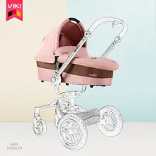 Переносная корзина VIKI для новорожденных, детская люлька, корзина для сна, новая детская люлька, в сборке на коляску