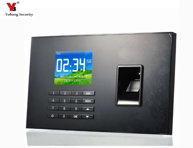 YobangSecurity 2.8 Inch TFT LCD TCP/IP Biometric Fingerprint Attendance Time Clock USB Employee Time Recorder Control System YobangSecurity 2.8 Inch TFT LCD TCP/IP Biometric Fingerprint Attendance Time Clock USB Employee Time Recorder Control System