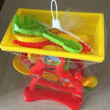 Детская пляжная Песочная игрушка для ванны песочные часы Лопата случайный Тип продажи