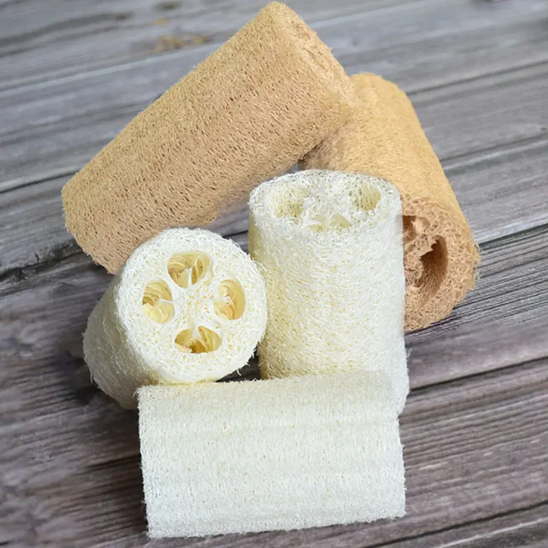 Loofah натуральная горячая Распродажа губка для душа 1 шт. скруббер коврик