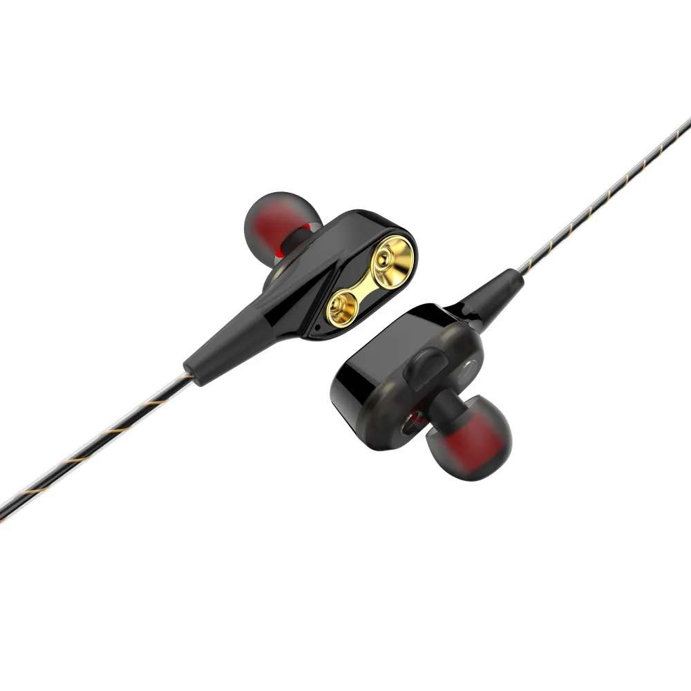 HIPERDEAL HIFI In-Ear Super Bass стереонаушники наушники-вкладишы Dourl Спортивная гарнитура с микрофоном Двухъядерный Стерео HIFI Звук Музыкальная