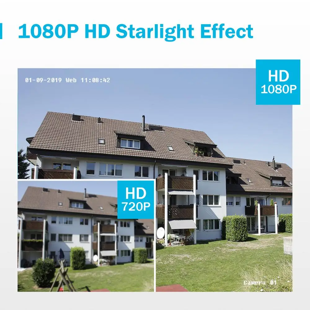 ANNKE 1080P HD система безопасности 4CH HDMI DVR комплект с 4 шт. 2MP наружная камера