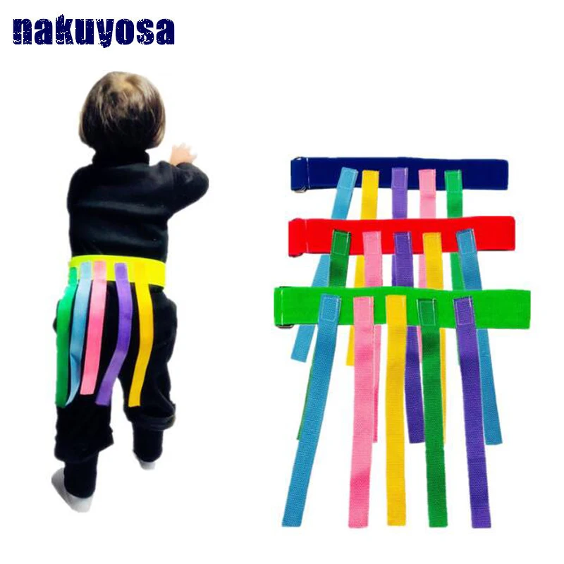 

Happymaty Baby Toy For Children Funny Game Toy Belt For Kindergarten Kids Catching Tail Training Equipment Teamwork Game Toys