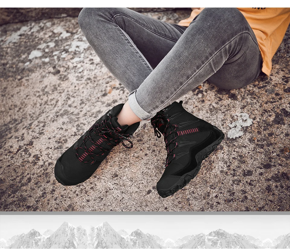 Женские Треккинговые ботинки; женские тактические ботинки для походов на открытом воздухе; зимние водонепроницаемые спортивные кроссовки для альпинизма и охоты