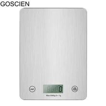 

GOSCIEN Balance Kitchen Digital Scale Kitchen Measuring Tools Food Scale Digital Kitchen Scale Electronic Portable Weight 5kg