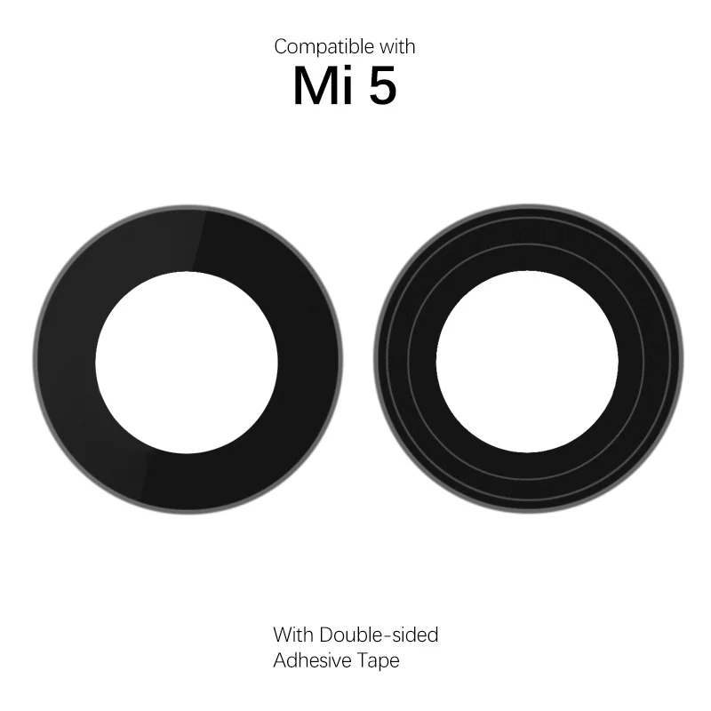 Задняя камера объектив для Xiaomi 1 2s 3 задняя камера Объективы для Xiaomi Mi4 4c 4S 5 5S 6 8 запасные части с клейкой лентой - Цвет: For Mi5