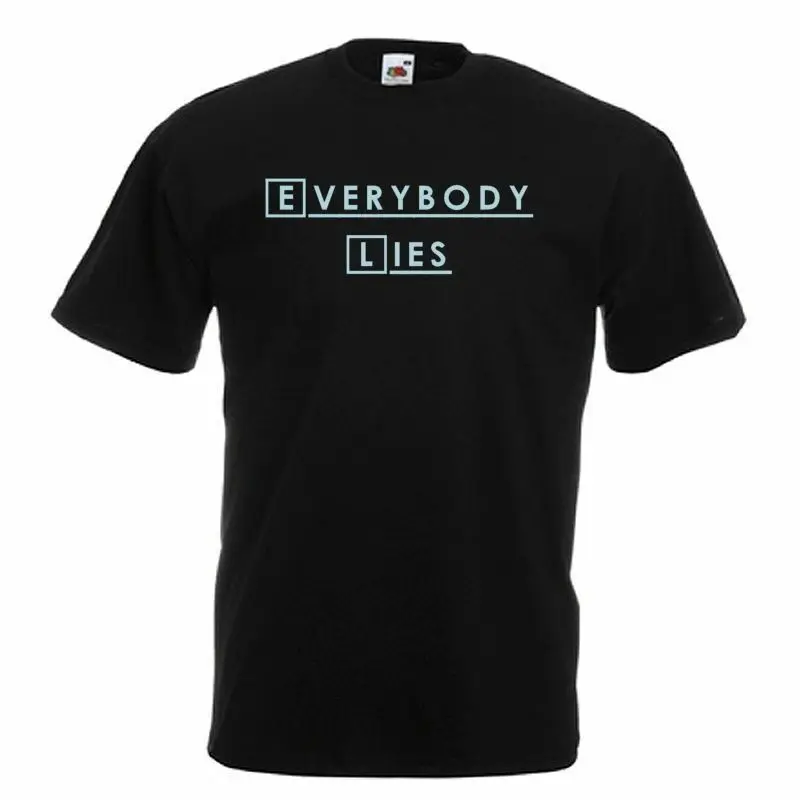 EVERYBODY LIES dr gregory house md ТВ Цитата мужская женская детская забавная футболка|Футболки|