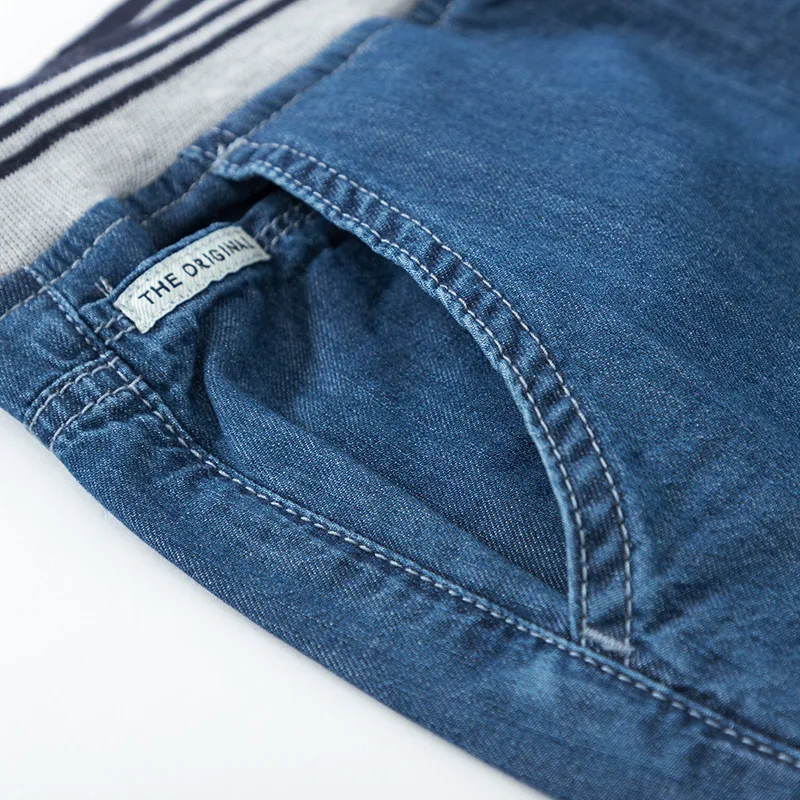 SEMIR мужские весенние летние джинсы деним облегающие размера плюс большие и
