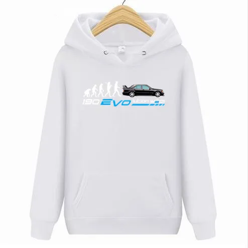 Белый W201 Evo Ii Dtm Fuer Mercedes 190 Fan толстовки худи, толстовки Weihnachtsgeschenk - Цвет: Белый