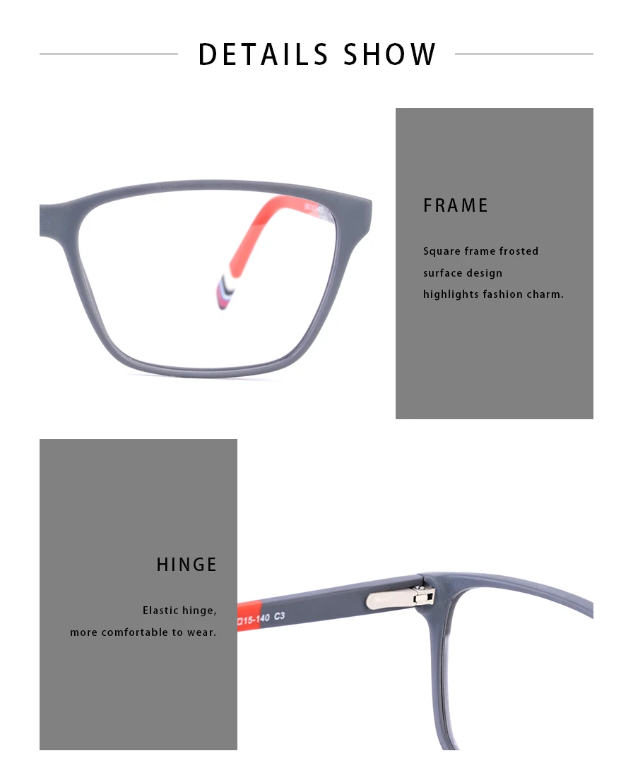 TR90 очки, оправа для мужчин и женщин, очки по рецепту, квадратные очки для близорукости, оптические оправы для очков# LS8012