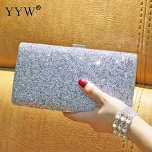 Rhinestone Clutch Bag Women Luxury Gillter Evening Party Purse Box Bag Diamond Female Clutch Crystal Day Wallet Wedding Purse Rhinestone Clutch Bag Women Luxury Gillter Evening Party Purse Box Bag Diamond Female Clutch Crystal Day Wallet Wedding Purse
