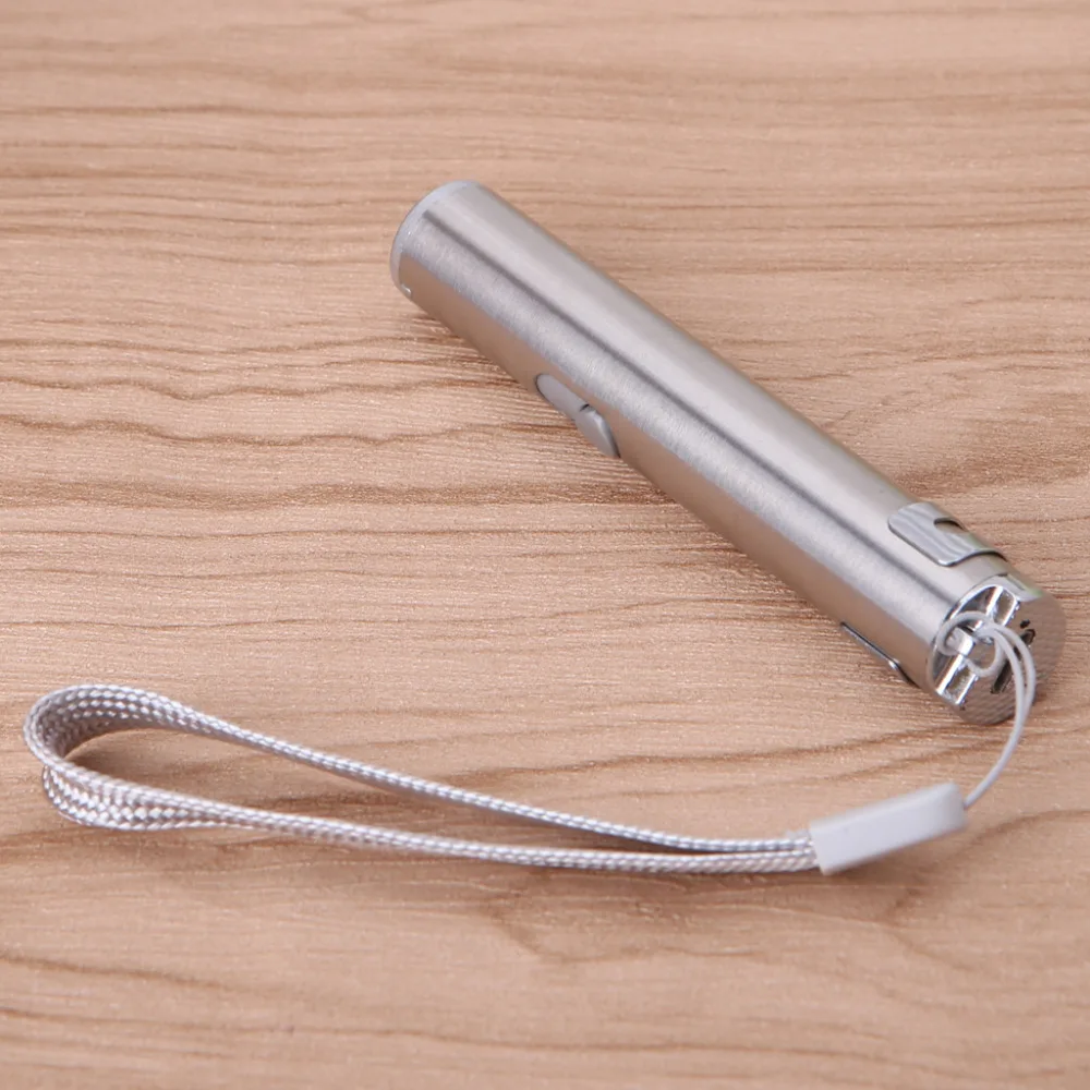 3 в 1 Многофункциональный светодиодный лазерный светильник Инфракрасный USB Перезаряжаемый УФ ручка-фонарик светильник-вспышка лампа#1A31037