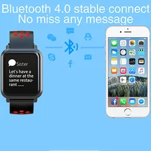 Лучший подарок для парня, Блютуз, умный Браслет IP68 Водонепроницаемый Поддержка крови Давление устройство для отслеживания сердцебиения во время сна фитнес-монитор спортивный браслет