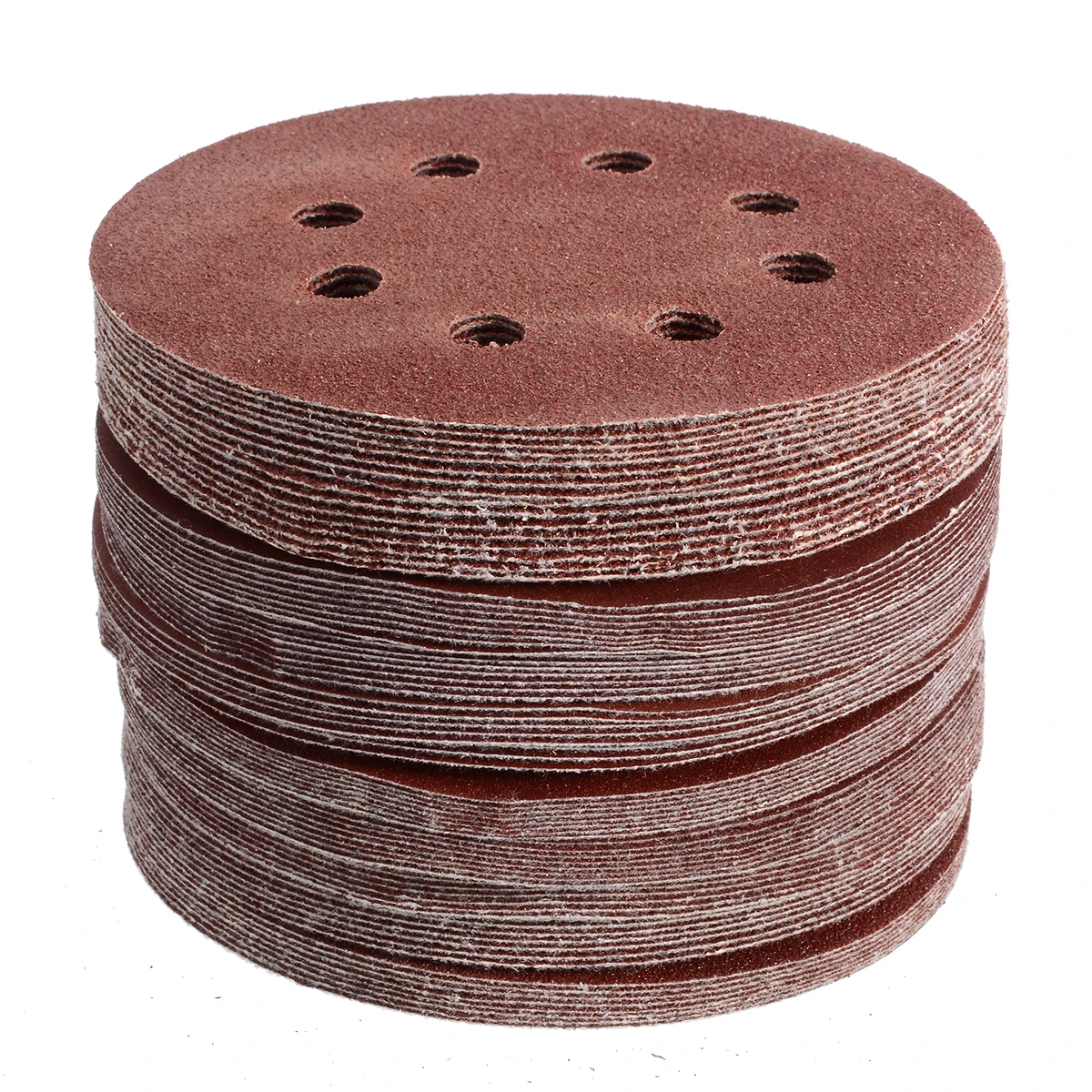 80pcs 125mm 5" Round Sandpaper Hole Disk Sheets Sand Grit40-400 Mix Orbital Sander Hook Polish Sandpapers
