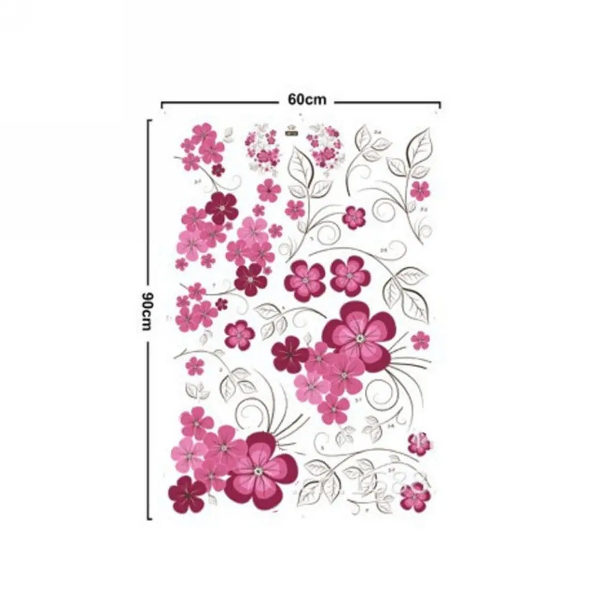New Removable Flower Branches Vinyl Art Wall Sticker Decal Home DIY Wall Decor Home Decoration