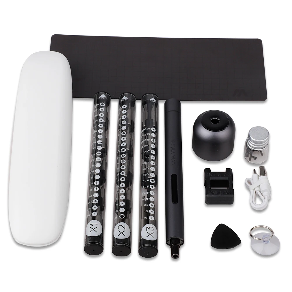 

Mini Electric Screwdriver Rechargeable Cordless Power Screw Driver Kit With LED Light Lithium Battery Electric Screwdriver