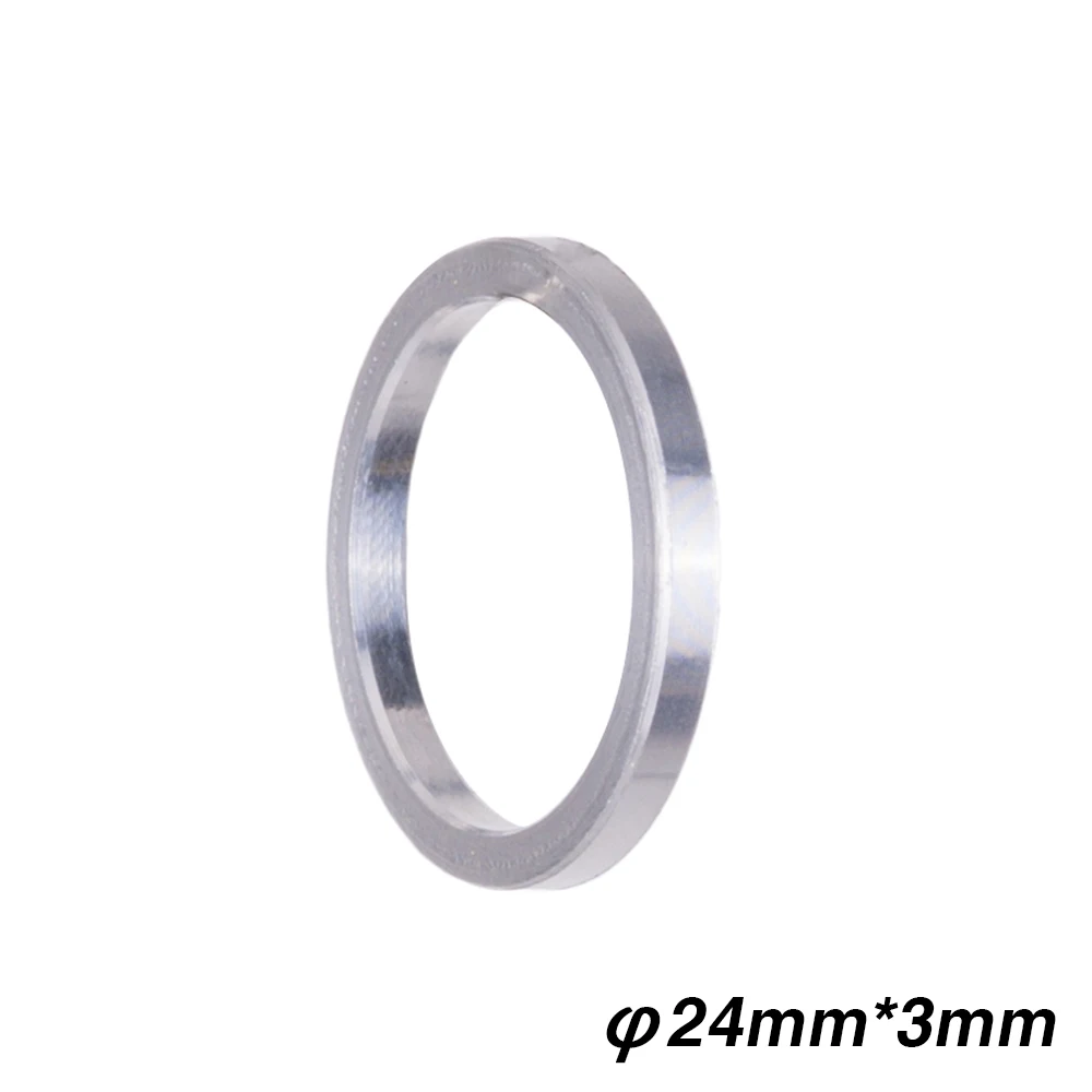 ZTTO MTB Road Bike Bottom Bracket Washer 1mm 2mm 3mm Axle Washer Crankset Spacer BB Aluminium For 24mm Chainset Crankset