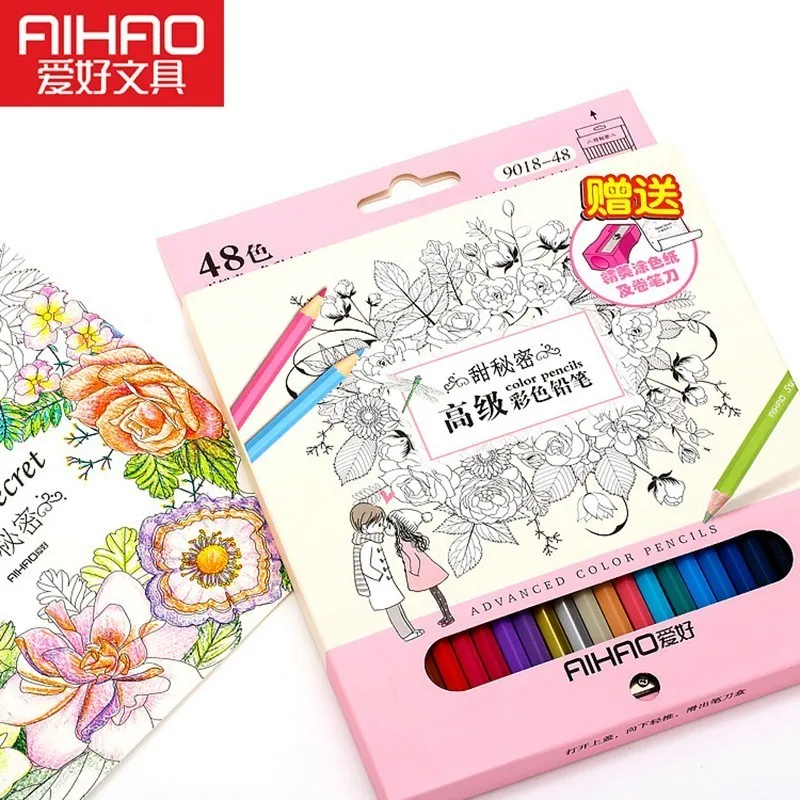 

2018 Colored Pencil set Stationery for school supplies 48/72 Colour pencil artist Painting Drawing lapices colores Drawing, Art
