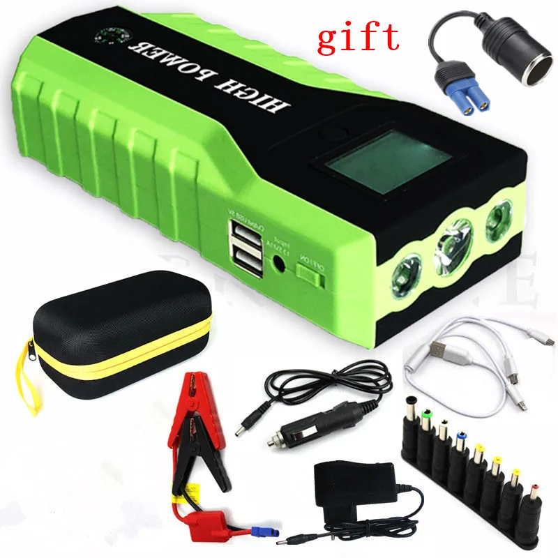 2019 12V Portable Power Bank Battery Charger Emergency Jump Starter 600A Multi-functional Car Charger Jumper Engine Booster Pack 2019 12V Portable Power Bank Battery Charger Emergency Jump Starter 600A Multi-functional Car Charger Jumper Engine Booster Pack