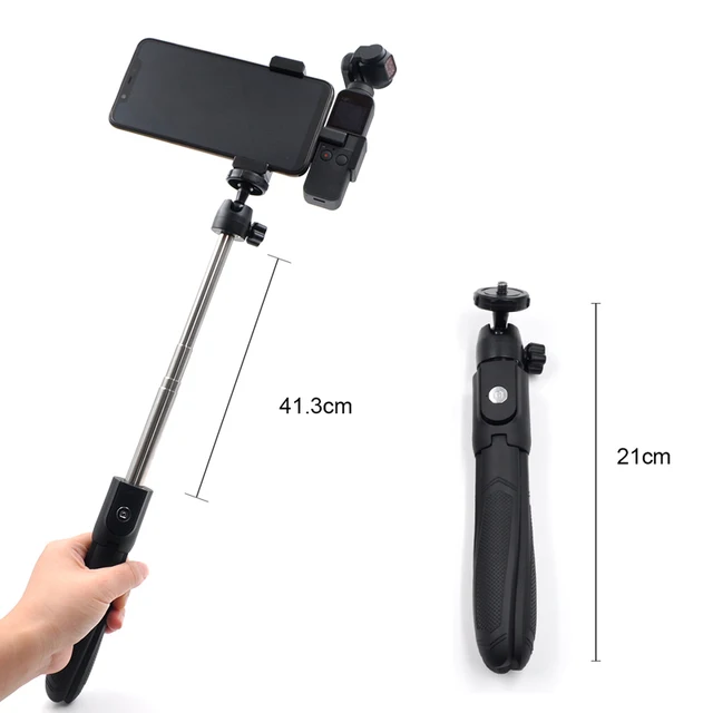 Låse Bred vifte syreindhold STARTRC DJI OSMO Pocket Selfie stick Expand the fixed bracket With aluminum  alloy mobile phone clip bracket self-timer