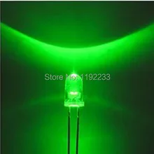 1000 шт/партия 5 мм Светодиодная подсветка белый свет в сочетании с зеленым светом светодиодный