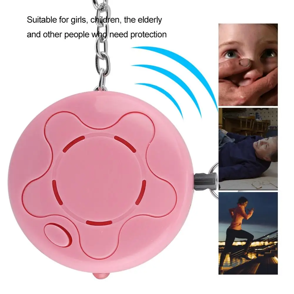 

Newest Self Defense Alarm 130dB Personal Alarm Protect Girl Women Kid Security Alert Safety Scream Loud Keychain Emergency Alarm