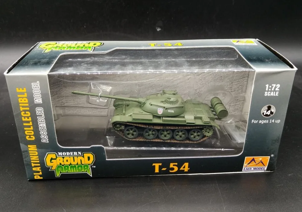 1: 72 советская T-54 T54 модель танка Косовская война трубач, готовый модель 35023