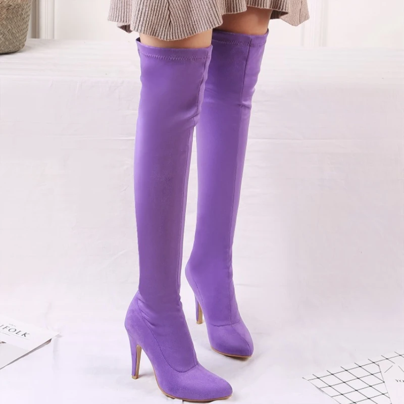 candies over the knee boots