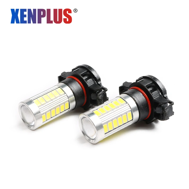 

Xenplus 2pcs 5202 H16 (EU) LED 33SMD Car Fog Light Driving Fog Light Bulb Lamp 850lm 6000K DRL Lamp Light Sourcing White DC 12V