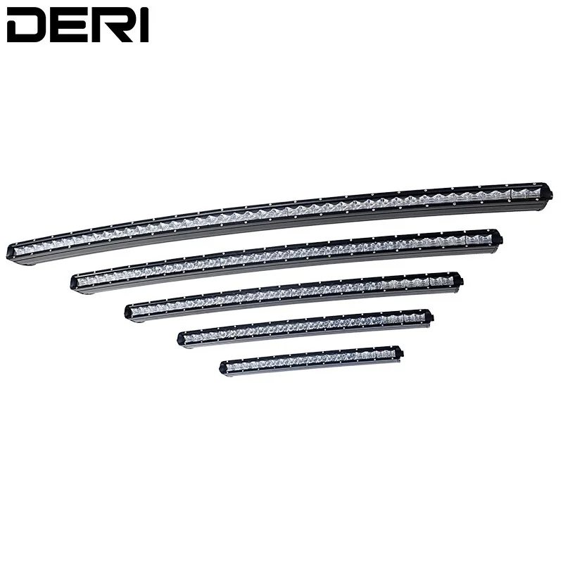 

5D Super Slim Single Row Curved Led Work Light Bar Combo For 4WD 4x4 Truck Trailer SUV ATV Offroad 12V 24V Car Retrofit Styling