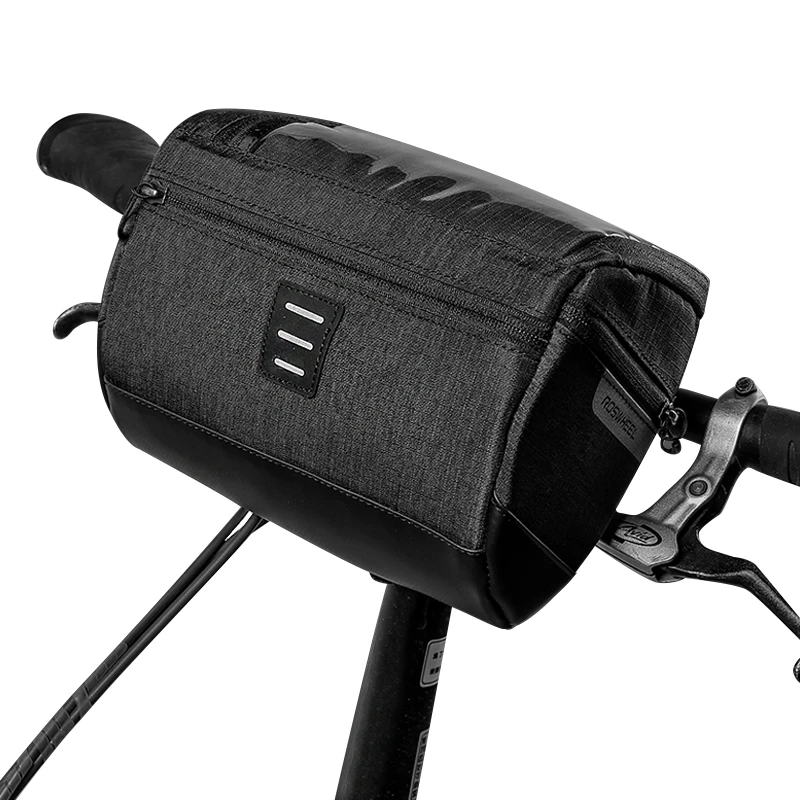 

ROSWHEEL 111459 Water Resistant Touchscreen Cycling Bike Bicycle Handlebar Bag