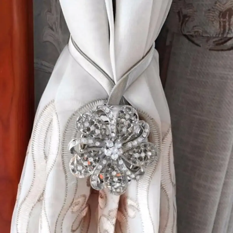 

Magnetic Curtain Holder Retractable Curtain Decoration Clip On Holder Curtain Accessories