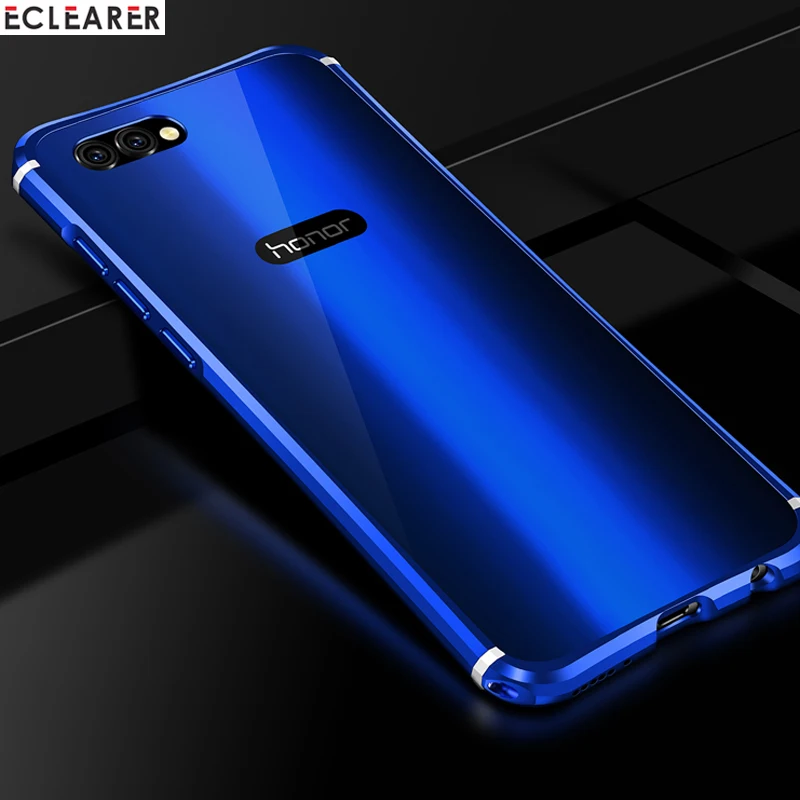 

Luxury Case For Huawei Honor V10 View 10 Plated Aluminum Metal Bumper + Acrylic Back Cover Case For Huawei Honor View 10 Coque