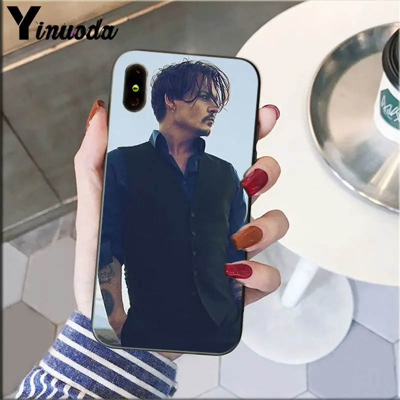 Yinuoda johnny depp клиент высокого качества чехол для телефона Apple iPhone 8 7 6 6S Plus X XS MAX 5 5S SE XR мобильный чехол - Цвет: A9