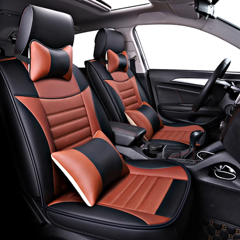 

(Front + Rear) Special Leather car seat covers For Nissan Qashqai Note Murano March Teana Tiida Almera X-trai auto accessories